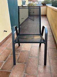 sedie da giardino