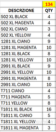 Cartucce e toner a stock