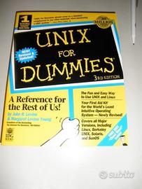 Libro Unix for dummies III edizione, NUOVO