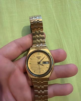 Seiko 5 Automatico Vintage (1989) – Quad pinstripe