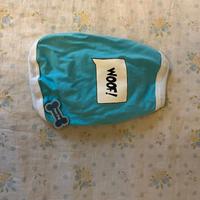 T-Shirt per cani "Woof" celeste  Taglia 20