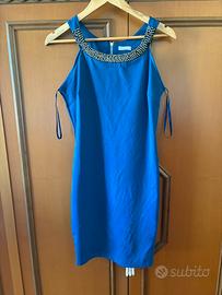 Abito vestito elegante  scollo gioiello