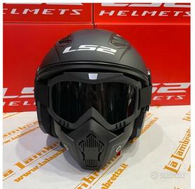 casco LS2 Mask nero opaco 