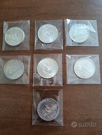 7 monete 500 Lire " Caravelle "