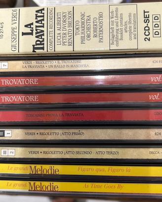 10 CD Giuseppe Verdi e altri
