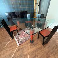 CASSINA - tavolo Oscar e sedie Lubekka