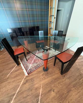 CASSINA - tavolo Oscar e sedie Lubekka