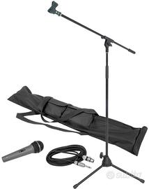 Kit voce pro asta ,microfono,cavo 5 mt,borsa,clip