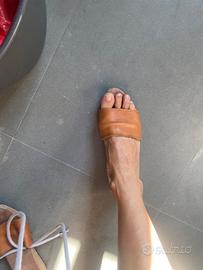 Zoccoli in legno artigianato viareggino n. 37/38