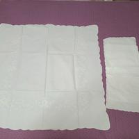 Set tovaglietta + 6 tovaglioli cotone misto lino