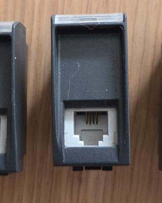 5 prese telefoniche bticino L4258/11N RJ11 Living
