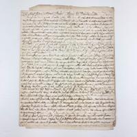 Rarissima Lettera autografa di Ireneo Affò ann1784