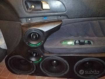 2 Pannelli Porta con Tasche Applicate per Alfa 159