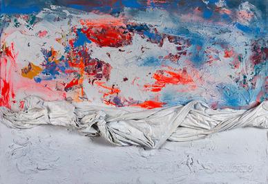 Quadro in acrilico su tela con telaio