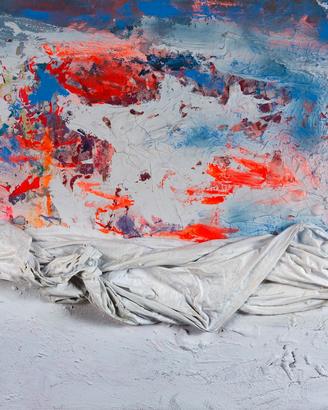 Quadro in acrilico su tela con telaio