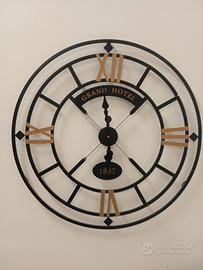 Orologio da Parete Vintage Industrial "Grand Hotel