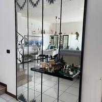 Specchio con mensola