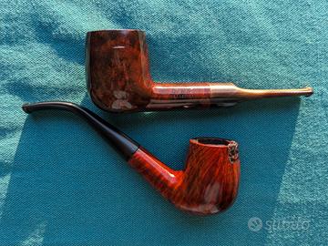 lotto di due pipe pot brebbia corno e bentbilliard