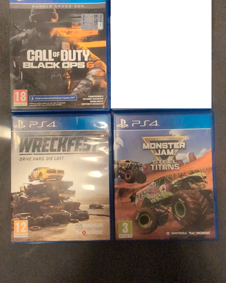 Giochi PS4 - come nuovi