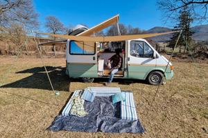 Van furgone camperizzato gancio traino