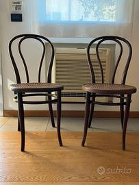 Coppia di sedie Thonet originali