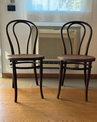 Coppia di sedie Thonet originali
