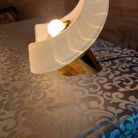 lampada in vetro anni 70/80