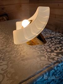lampada in vetro anni 70/80