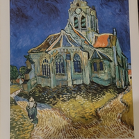 Vincent Van Gogh "La chiesa di Auvers"