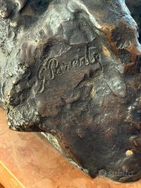 Bronzo scultura G.Parente