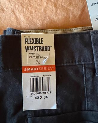Pantalone uomo Dockers grigio scuro tg. 42 x 34