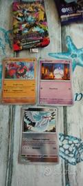 lotto 3 card Pokemon Buio Pesto