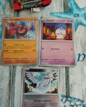 lotto 3 card Pokemon Buio Pesto