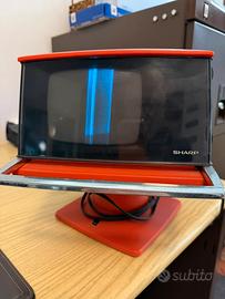 Televisore vintage Sharp Cubo anni 70