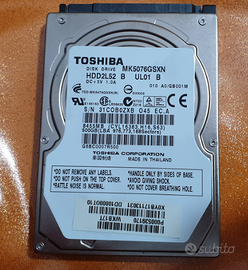Toshiba MK5076GSX - disco rigido - 500 GB - SATA 3
