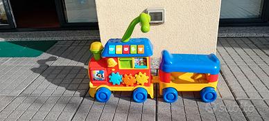 Trenino sonoro cavalcabile