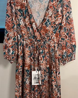 Abito casual maniche 3/4 tg. L New Fashion