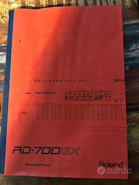 Manuale roland rd 700gx