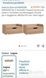 Due comodini sospesi 