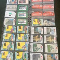 Schede telefoniche rare, sida, turistiche omaggio