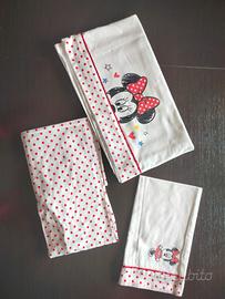 lenzuolo lettino Prenatal Minnie 