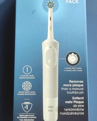 spazzolino elettrico oral b nuovo 