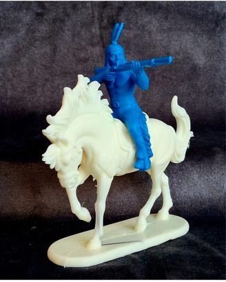 SOLDATINO TNSOLD, INDIANO A CAVALLO 02. 1/30