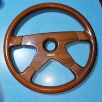 volante vintage «Victor» in legno di radica