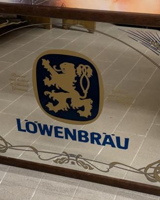 quadro pubblicitario birra Lowenbrau bar pub 