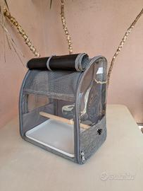 zaino trasportino pappagalli 