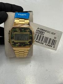 Orologio Casio A168WEGC-3DF Gold - Quadrante Camou