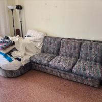 Divano letto 3 posti DOIMO + chaise longue