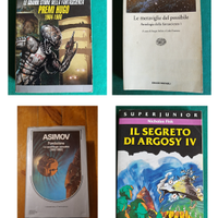 Lotto di cinque libri di fantascienza
