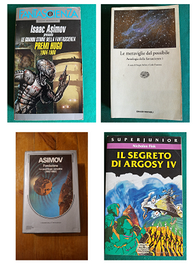 Lotto di cinque libri di fantascienza